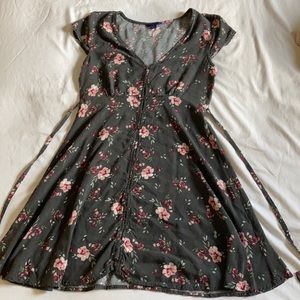 floral mini dress